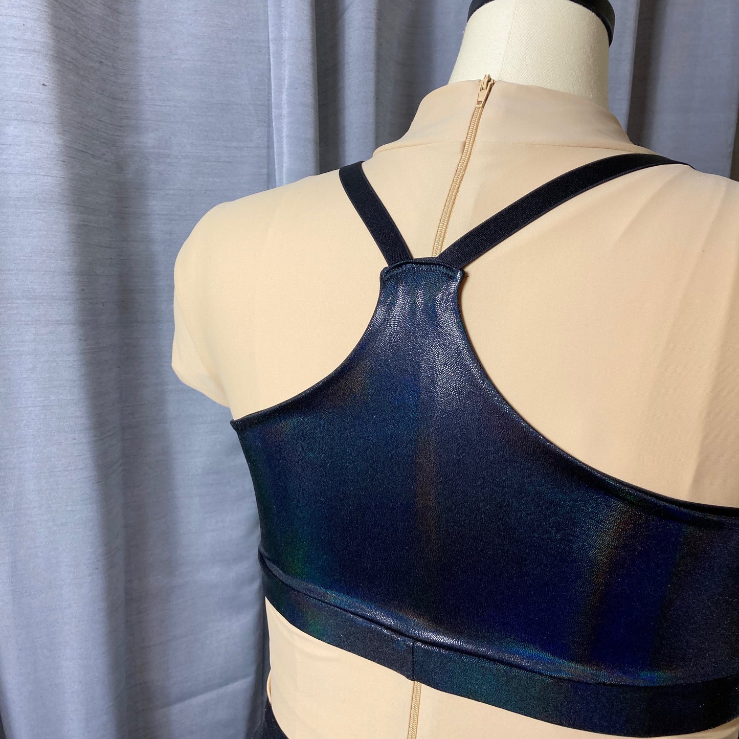 Black Holo Bralette