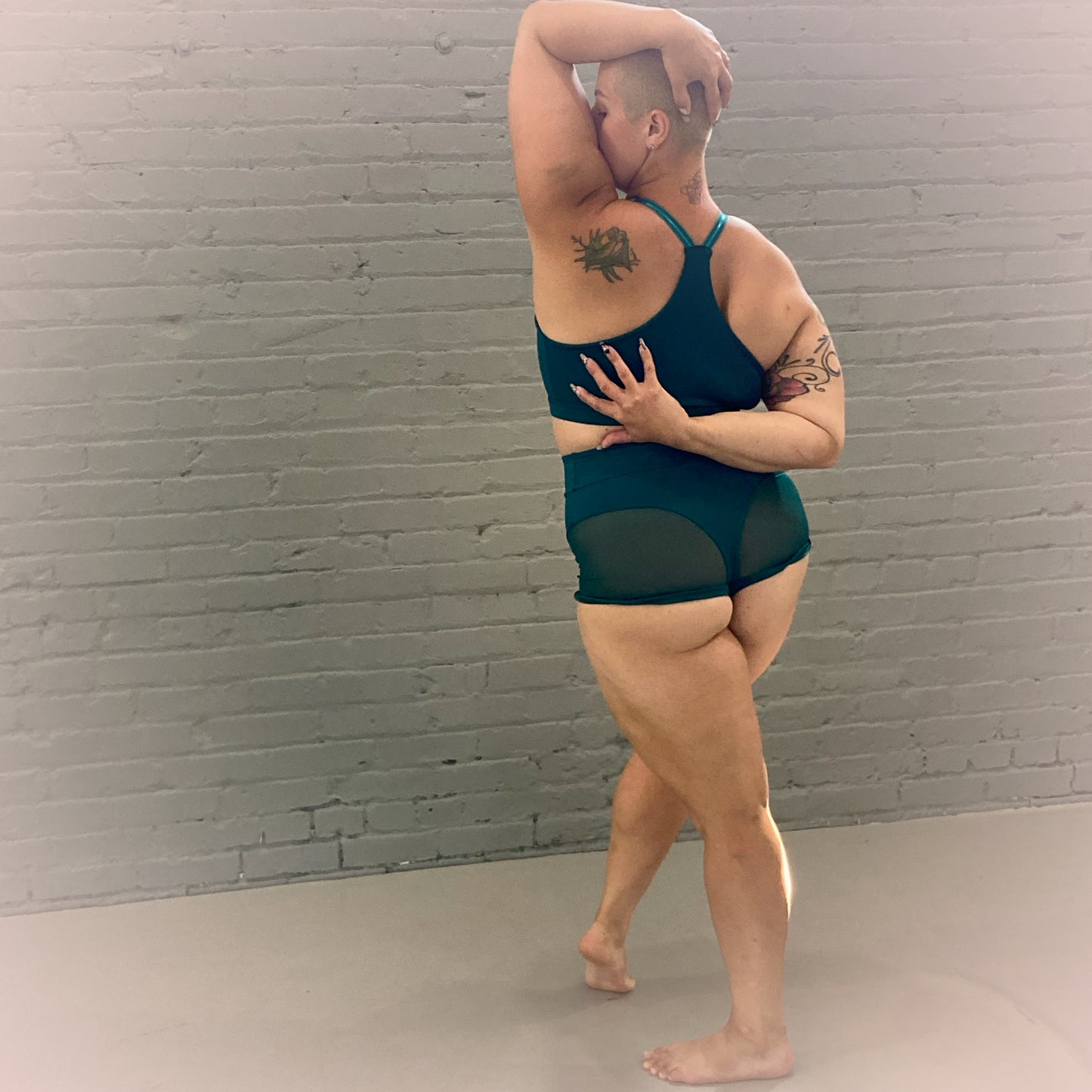 Flirt Mesh Bottoms - Recycled Solids
