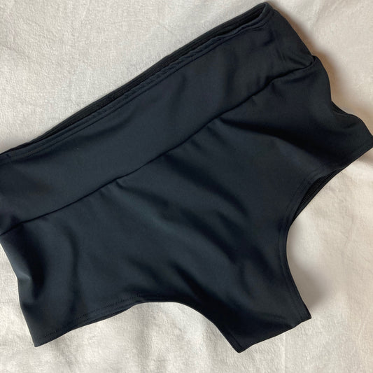 Black Recycled Cheeky Bottoms