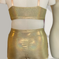 Gold Holo Tri Bra
