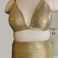 Gold Holo Tri Bra