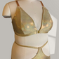 Gold Holo Tri Bra