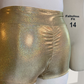 Gold Holo Booty Short
