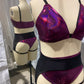 Magenta Jewels Tri Bra