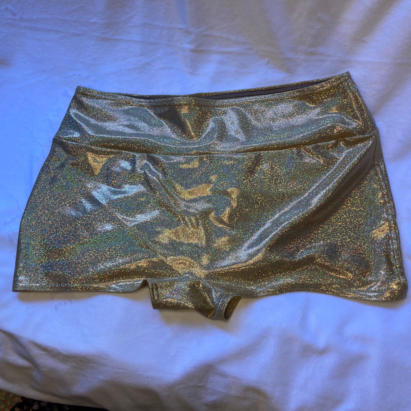 Gold Holo Booty Short