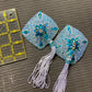 Ice Princess Square Illusion Pasties - 2.75 inch