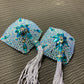 Custom Ice Princess Square Illusion Pasties