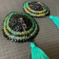 Peacock Drop Illusion Pasties - 3 inch